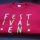 Pro Festivals T-shirts Bio Personnalisés