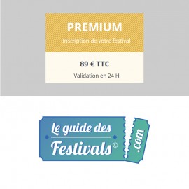 Inscription Premium sur Leguidedesfestivals.com